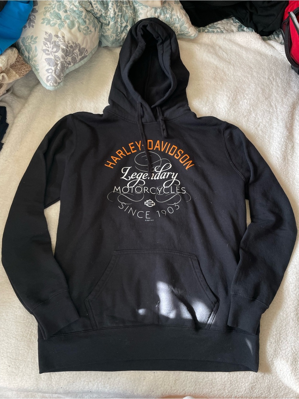 Harley-Davidson Legendary Motorcycles Since 1903 Hoodie - Geneva, NY